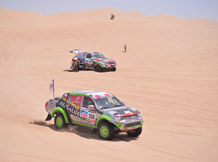 Equipo Alta Ruta 4x4 supera una nueva etapa Rally Dakar 2013