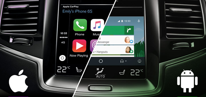 mitsubishi apple carplay android auto que sistema elegir